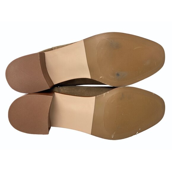 Steve Madden Rhiannon Size 11M Brown Nubuck Leather Chelsea Boots Women - Picture 8 of 11